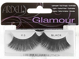 Künstliche Wimpern - Ardell Glamour Eyelashes Black 115 — Bild N1