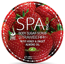Düfte, Parfümerie und Kosmetik Zuckerpeeling für den Körper mit Erdbeere - Bio2You Body Sugar Scrub