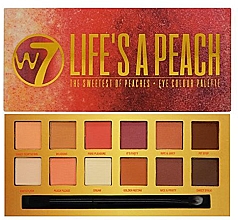 Düfte, Parfümerie und Kosmetik Lidschattenpalette - W7 Life's A Peach Eyeshadow Palette