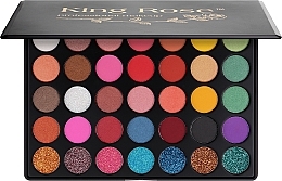 Düfte, Parfümerie und Kosmetik Professionelle Lidschatten-Palette 35 Farben - King Rose Professional Make Up