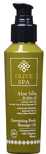 Entspannendes Körpermassageöl - Olive Spa Aloe Vera Energizing Body Massage Oil — Bild N1