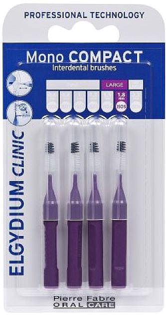 Interdentalbürste violett 4 St. - Elgydium Clinic Brushes Mono Compact Purple 1.8mm — Bild N1