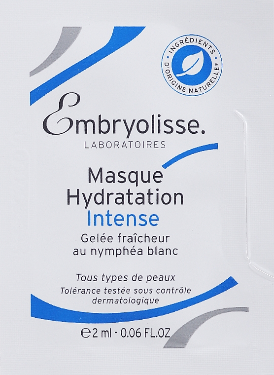 GESCHENK! Intensiv feuchtigkeitsspendende Gesichtsmaske - Embryolisse Intense Hydration Mask (Probe)  — Bild N1