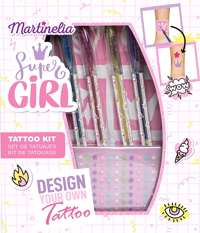 Temporäres Tattoo-Set - Martinelia Super Girl Tattoo Kit — Bild N1