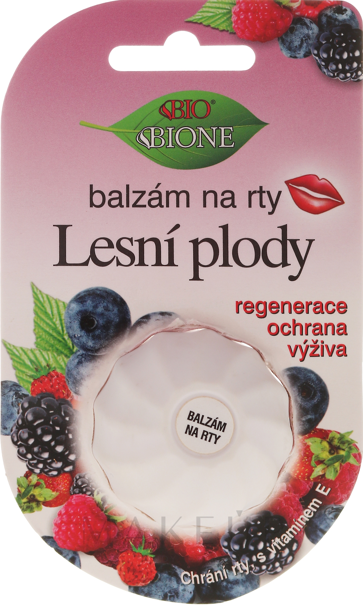 Lippenbalsam mit Vitamin E "Waldfrüchte" - Bione Cosmetics Vitamin E Lip Balm — Bild 6 ml