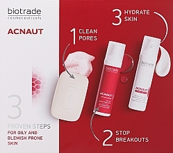 Düfte, Parfümerie und Kosmetik Set - Biotrade Acne Out (Seife 100g + Lotion 60ml + Creme 60ml)