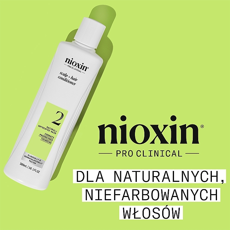 Balsam für Kopfhaut und natürliches Haar - Nioxin Pro Clinical System 2 Scalp + Hair Thickening Conditioner  — Bild N2