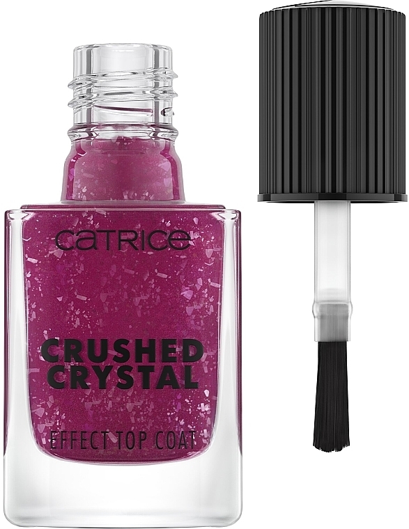 Decklack mit Crushed-Kristall-Effekt  - Catrice Crushed Crystal Effect Amethyst Aura Top Coat  — Bild N1