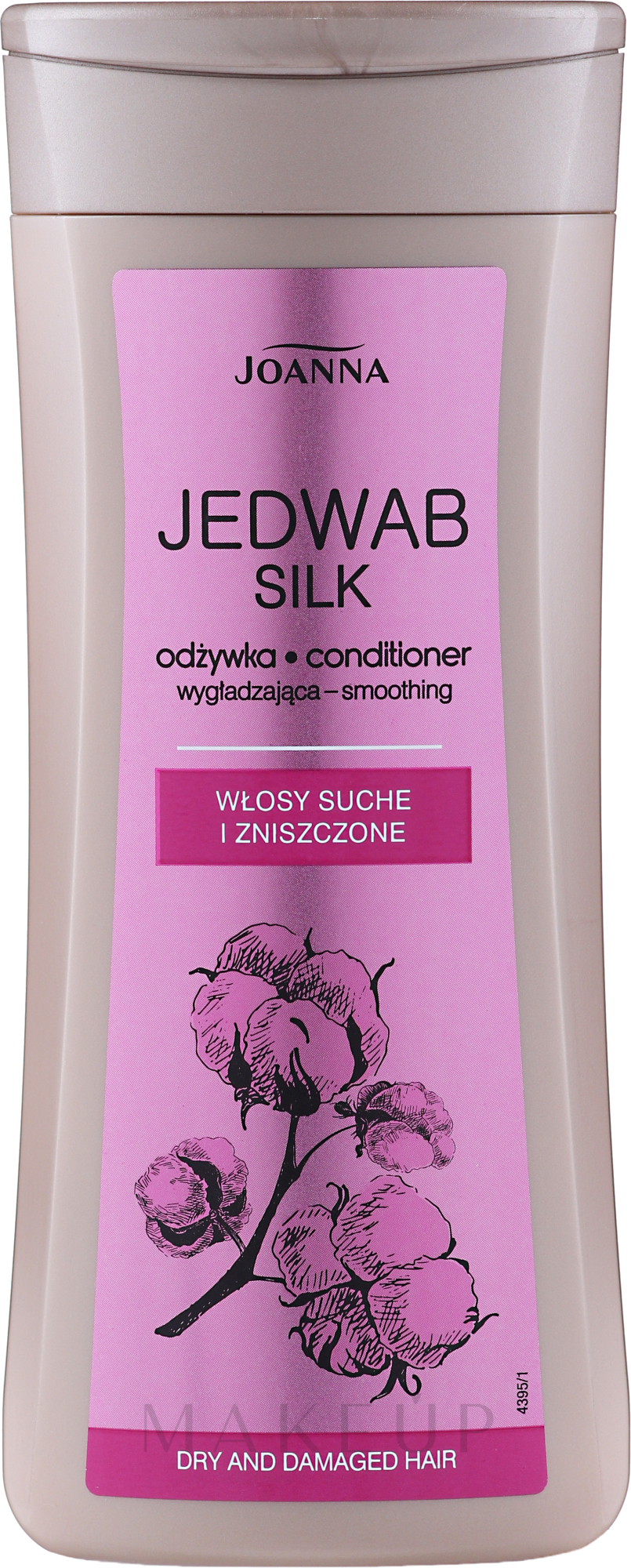 Glättender Conditioner für trockenes und strapaziertes Haar - Joanna Jedwab Silk Smoothing Conditioner — Bild 200 g