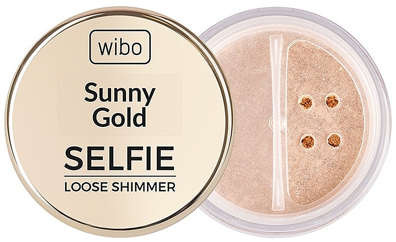 Highlighter für Gesicht - Wibo Sunny Gold Selfie Loose Shimmer — Bild N1