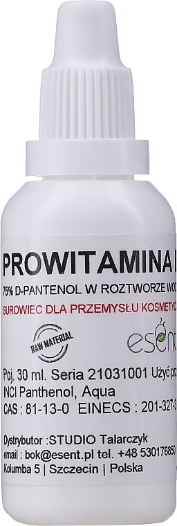 Provitamin B mit 75% D-Panthenol - Esent — Bild N1
