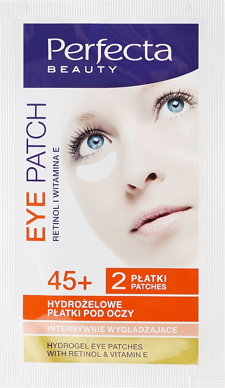 Intensiv glättende Hydrogel-Augenpatches mit Retinol und Vitamin E - DAX Perfecta Eye Patch 45+ — Bild N1