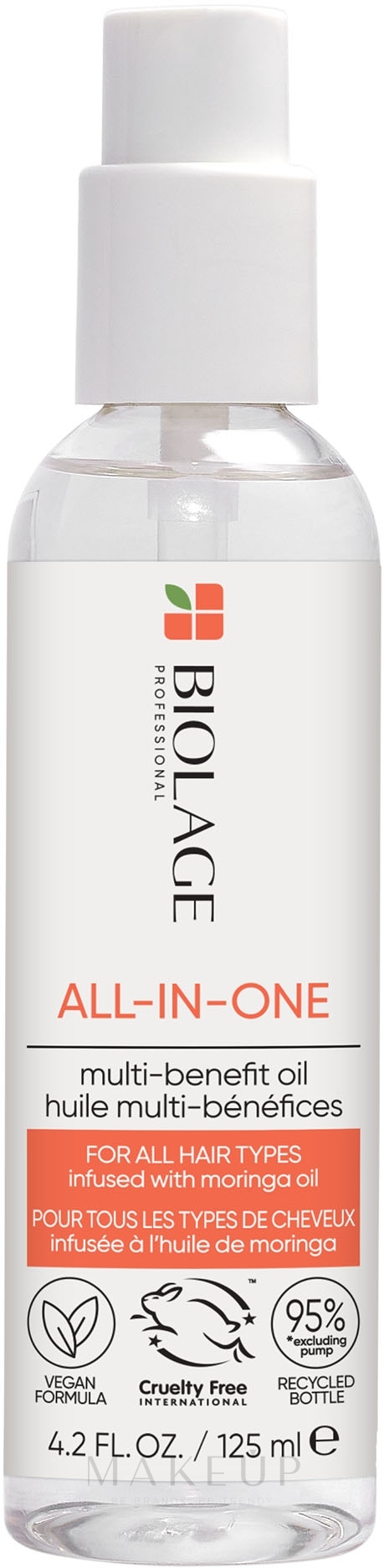 Multifunktionsöl für alle Haartypen - Biolage All-In-One Multi-Benefit Oil — Bild 125 ml