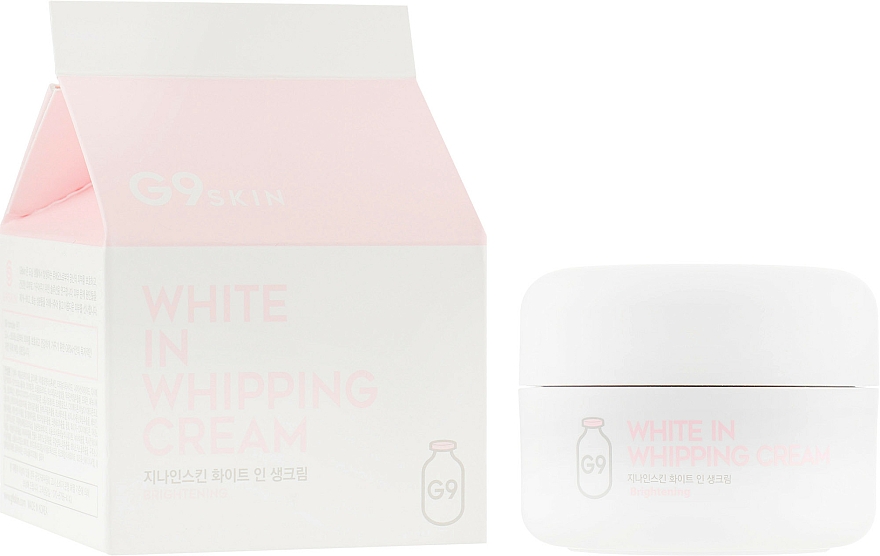 Aufhellende und feuchtigkeitsspendende Gesichtscreme mit Milchproteinextrakt - G9Skin White In Whipping Cream — Bild N1