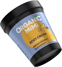 Feuchtigkeitsspendende Körpercreme Kokosnuss und Kumquat - Organic Mimi Body Cream Moisturizing Coconut & Kumquat — Bild N1