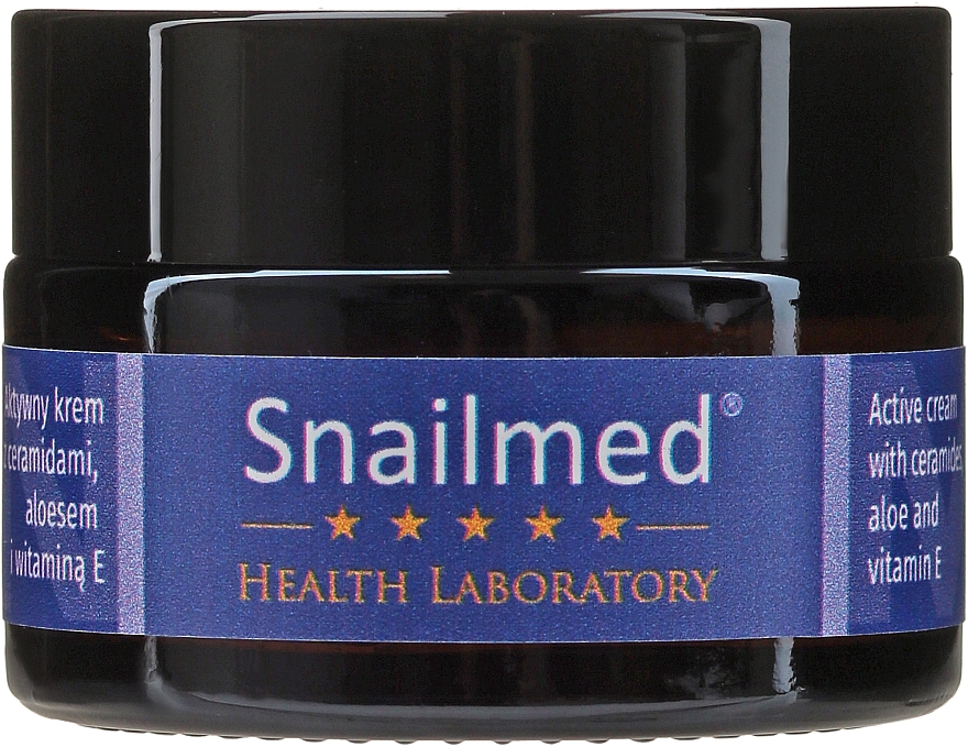 Gesichtscreme für Männer mit Ceramiden und Vitamin E - Snailmed Health Laboratory — Bild N1