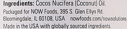 Revitalisierende Kokosbutter für Haut und Haar - Now Foods Solution Coconut Oil — Bild N2
