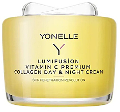 Düfte, Parfümerie und Kosmetik Tages- und Nachtcreme mit Vitamin C - Yonelle Lumifusion Vitamin C Premium Collagen Day & Night Cream