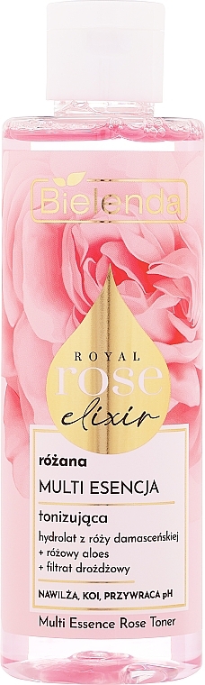 Rosenwasser für das Gesicht - Bielenda Royal Rose Elixir Multi Essence Rose Toner — Bild N1