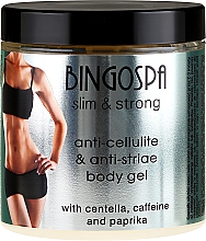 Düfte, Parfümerie und Kosmetik Anti-Cellulite Körpergel - BingoSpa Slim and Strong Anti Cellulite and Anti Stirae Body Gel
