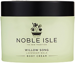 Düfte, Parfümerie und Kosmetik Noble Isle Willow Song - Pflegende Körpercreme mit Sheabutter, Weidenrinden- und Seerosenextrakt