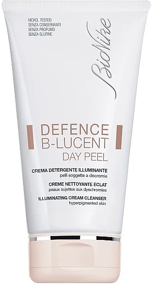 Reinigungscreme mit Ausstrahlungseffekt - BioNike Defense B-Lucent Day-Peel Illuminating Cleansing Cream — Bild N1