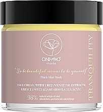 Düfte, Parfümerie und Kosmetik Gesichtscreme mit verjüngenden Extrakten - Only Bio Ritualia Tranquility Face Cream With 7 Rejuvenating Extracts