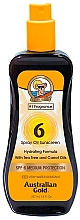 Düfte, Parfümerie und Kosmetik Sonnenschutzspray mit Karottenöl SPF 6 - Australian Gold Tea Tree&Carrot Oils Spray SPF 6