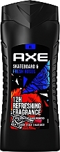 3in1 Duschgel - Axe Skateboard & Fresh Roses 3 In 1 Body Wash — Bild N1