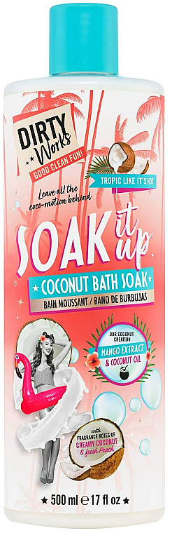 Badeschaum mit Kokosduft - Dirty Works Soak It Up Coconut Bath Soak — Bild N1