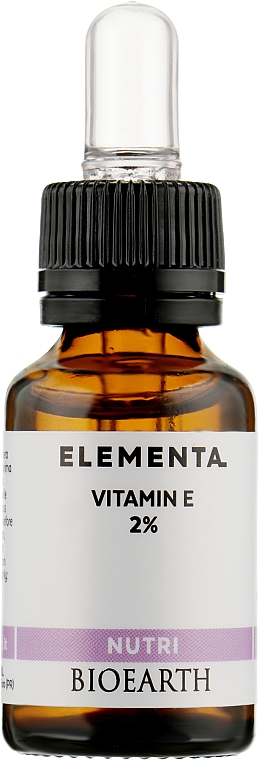 Pflegendes Gesichtsserum - Bioearth Elementa Nutri Vitamin E 2% — Bild N1