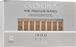 Düfte, Parfümerie und Kosmetik Haarwuchs stimulierende Ampullen für Männer 1900 - Crescina Hair Follicular Islands Re-Growth 1900