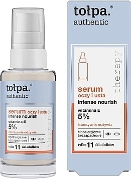 Augen- und Lippenserum - Tolpa Authentic Intense Nourish — Bild N1