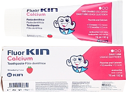 Düfte, Parfümerie und Kosmetik Kinderzahnpasta mit Calzium - Kin Fluor Calcium Tootpaste