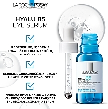 Dermatologisches Serum für empfindliche Haut um die Augen - La Roche-Posay Hyalu B5 Eye Serum — Bild N5