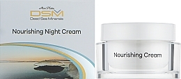 Düfte, Parfümerie und Kosmetik Pflegende Nachtcreme mit Mineralien aus dem Toten Meer - Mon Platin DSM Nourishing Cream 