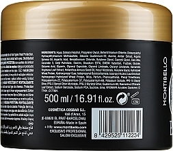 Revitalisierende Haarmaske mit Argan- und Bernsteinöl - Montibello Gold Oil Essence The Amber And Argan Mask — Bild N2