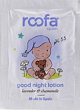 Beruhigende Körperlotion mit Lavendel - Roofa Good Night Lotion (Probe)  — Bild N1