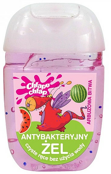 GESCHENK! Antibakterielles Handwunder-Gel mit Wassermelone - Chlapu Chlap Antibacterial Hand Gel Watermelon Battle — Bild N1