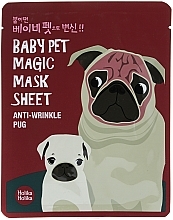 Düfte, Parfümerie und Kosmetik Anti-Falten Tuchmaske für das Gesicht - Holika Holika Baby Pet Magic Mask Sheet Anti-Wrinkle Pug