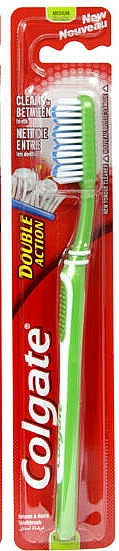 Zahnbürste mittel Double Action grün - Colgate Double Action Medium — Bild N1