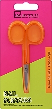 Nagelschere, orange - IDC Institute Neon Precision Scissors — Bild N1