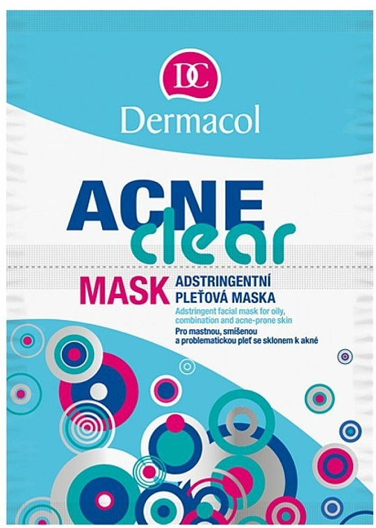 Maske für fettige, Misch- und Problemhaut - Dermacol Acne Clear Mask