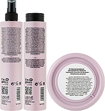 Pflegeset für widerspenstiges oder krauses Haar - Lakme Frizz Contrl Set De 3 (Shampoo 300ml + Hitzeschutzspray 300ml + Haarmaske 250ml) — Bild N3
