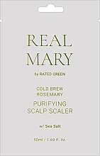 Düfte, Parfümerie und Kosmetik Reinigende Kopfhautmaske - Rated Green Real Mary Cold Brewed Rosemary Purifyng Scalp Scaler