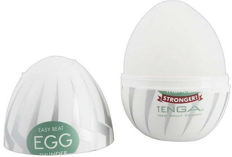 Masturbator in Eiform für den Einmalgebrauch - Tenga Egg Thunder — Bild N2