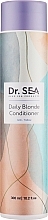 Conditioner zur Neutralisierung gelber Haartöne - Dr.Sea Daily Blonde Conditioner — Bild N1