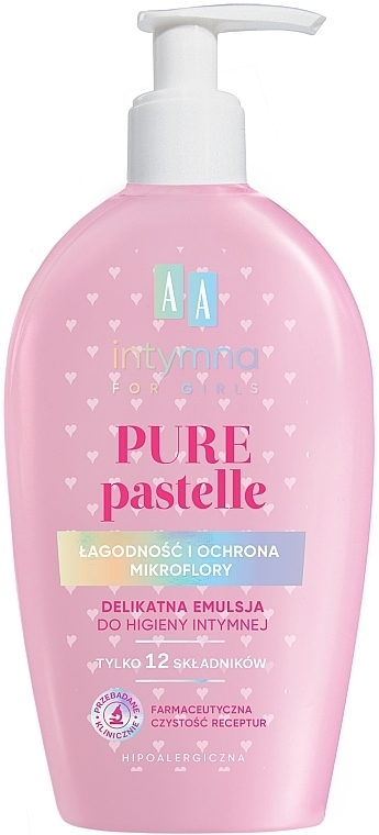 Intimpflege-Emulsion mit Milchsäure für Mädchen - AA Cosmetics Intymna For Girls — Bild N1