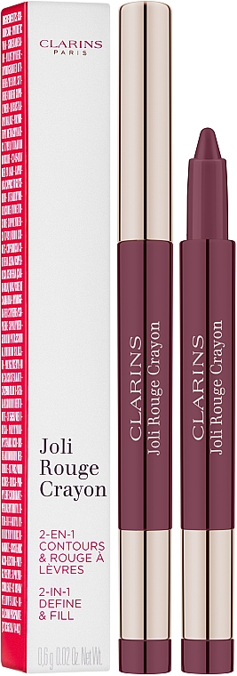 Matter Lippenstift - Clarins Joli Rouge Crayon — Bild N2