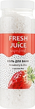 Düfte, Parfümerie und Kosmetik Badesalz Erdbeeren und Chia - Fresh Juice Superfood Strawberry & Chia